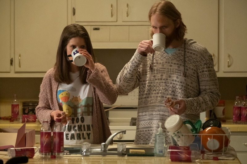 Sonya Cassidy and Wyatt Russell